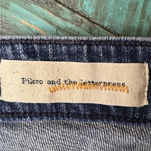 Anthropologie Pilcro and the Letterpress Hyphen Embroidered Relaxed Fit Jean 27 - Picture 9 of 16